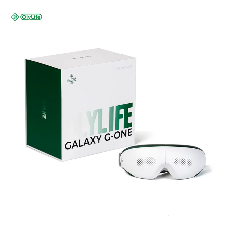 OlyLife Galaxy G-One smart eye massager with packaging
